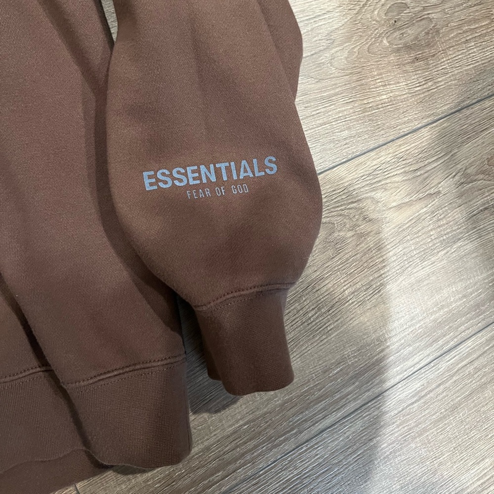 Fear of God Brown Essentials x SSENSE Hoodie - Picture 5 of 6